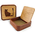 Yin-Yang Cats Wooden Keepsake Box