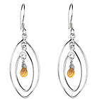 Citrine Earrings in Sterling Silver