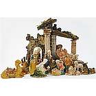 Nativity with Creche and Columns