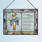 Hang It On The Cross 6x8 Stained Glass Art