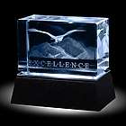Excellence Eagle 3D Crystal Award