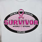 Personalized Breast Cancer Survivor Long Sleeve Shirt