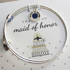 Maid of Honor's Meaningful Message Bracelet