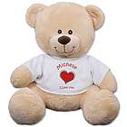 Personalized Romantic Heart Teddy Bear