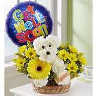 Sick As a Dog Bouquet with Get Well Balloon