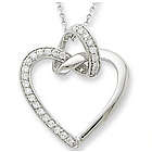 Friendship Promises Sterling Silver Heart Necklace