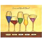 Cheers to Friendship Wineglasses VI Personalized Artwork