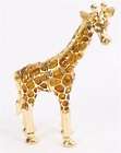 Giraffe Trinket Box with Amber Crystals
