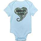 Daddy's Girl Camo Soldier Heart Infant Creeper