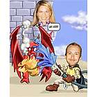 Dragon Slayer Caricature from Photos