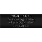 Blank Black and Silver Plate for Award