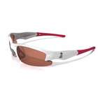 Los Angeles Angels Dynasty Sunglasses in White with Red Tips