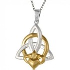 Claddagh Trinity Knot Necklace
