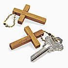 Wooden Cross Key Chains