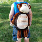 Personalized Embroidered Silly Monkey Backpack