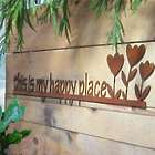 This Is My Happy Place Rustic Metal Garden Sign