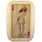 Vintage Female Golfer Tee Box