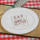 Personalized BBQ Grill Master Square Platter