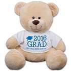 Personalized 11" Teddy Bear with Grad Cap Tee