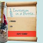 Invitation in a Bottle Gift Certificate