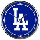 Los Angeles Dodgers Chrome Plated Clock