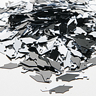 Black & White Grad Caps Confetti