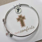 Cross Comfort Keepsake Bangle in Personalized Gift Box
