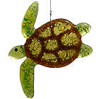 Sea Turtle Glass Art Suncatcher