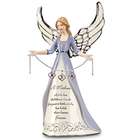 A Mother's Heart Birthstone Charm Angel Figurine