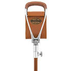 Brown Leather Hammock Chair Brown Cane & Carry Bag