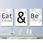 Eat Drink & Be Merry Canvas Art