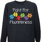 Fight for Autism Awareness Long Sleeve Shirt