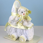 Yellow Baby Diaper Carriage
