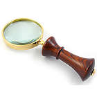 Hand-Turned Exotic Wood Magnifying Glass