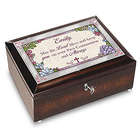 First Communion Personalized Music Box with Poem Card