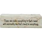 Leave Everything in God's Hand Promise Stone