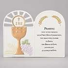 Arched First Communion Chalice Plaque