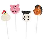 Farm Animal Character Lollipops