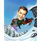 Snowboarder Caricature Print from Photo