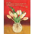 Personalized Sunshine and Tulips Art Print
