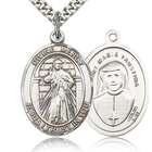 Sterling Silver Divine Mercy Pendant with Chain