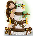 Our Lil' Monkey 4 Tier Diaper Cake