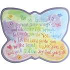 Be A Butterfly Poem Cutout Plaque