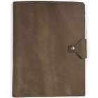 Executive Leather Padfolio with Snap Closure