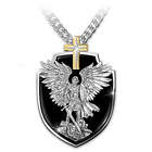 Strength of St. Michael Dog Tag Pendant Necklace for Son
