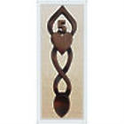 5th Anniversary Carved Celtic Love Spoon