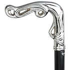 Silver Plated Vine Fritz Walking Cane
