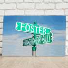 Personalized Street Sign Canvas Print