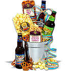 Beer and Popcorn Gift Basket