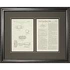 Judge's Gavel Patent Framed Print